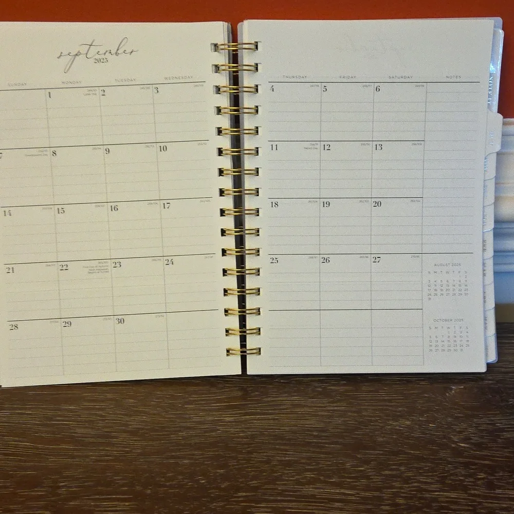 New😍 Blue Sky Weekly/Monthly July 2025-June 2026 Planner Notes 5.875x8.625